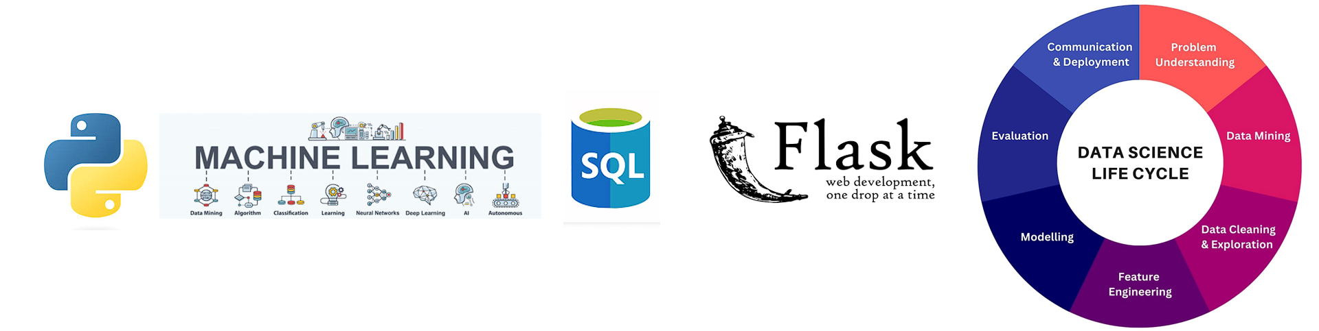   Build Projects based on MERN and Started exploring Data science Life cycle illustration